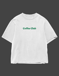 Coffee Club Oversized Graphic Tee
