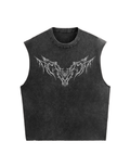 Cyber-Tribal Acid Wash Vest
