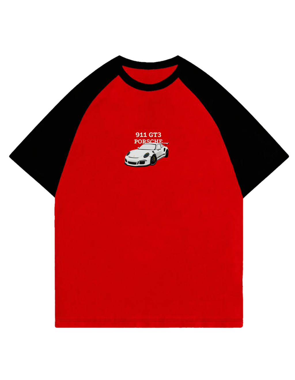 Porsche 911 GT3 Racing Raglan T-Shirt